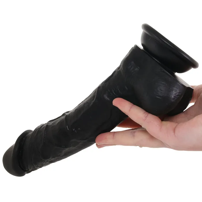 ns novelties Dildos Large Silicone Colours Dildo in Black