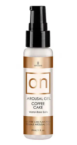 ON For Her Arousal Gel Coffee Cake Flavor Female Arousal Gel 1oz Sensuva Enhancers ON For Her Arousal Gel Coffee Cake Flavor Female Arousal Gel 1oz Sensuva Enhancers