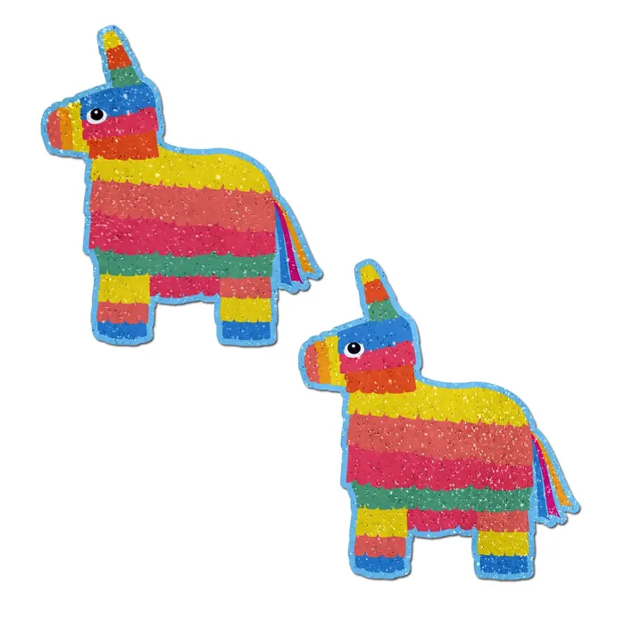 Pastease Female Sex Toys Pinata Festive Pinata on Soft Glitter Velvet Nipple Covers by Pastease Pastease Female Sex Toys Pinata Festive Pinata on Soft Glitter Velvet Nipple Covers by Pastease
