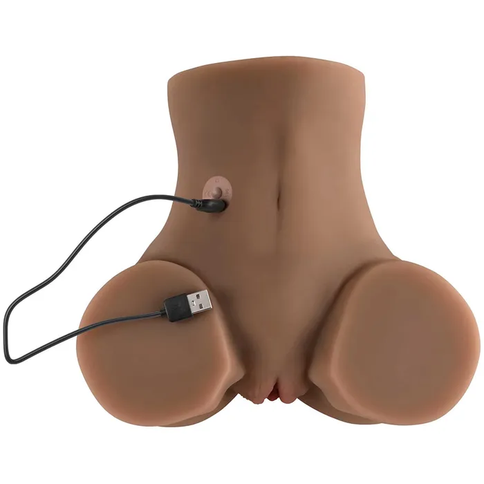 Rear Beauty Sucking Vibrating Masturbator in Dark Evolved Novelties Male Sex Toys