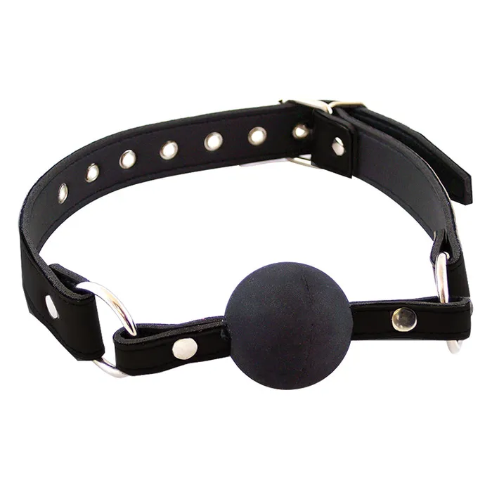 Restraints ROUGE GROUP Rouge Group Leather Ball Gag