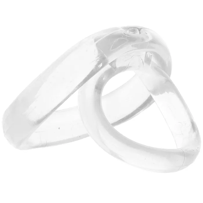 RingO2 CRing with Ball Sling in Clear Screaming O Male Sex Toys