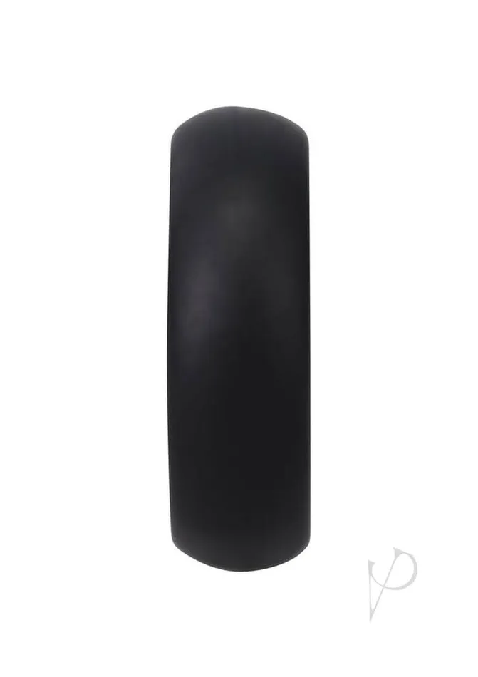 Rock Solid The Silicone Collar Small Black Cock Ring Doc Johnson Enterprises Male Sex Toys