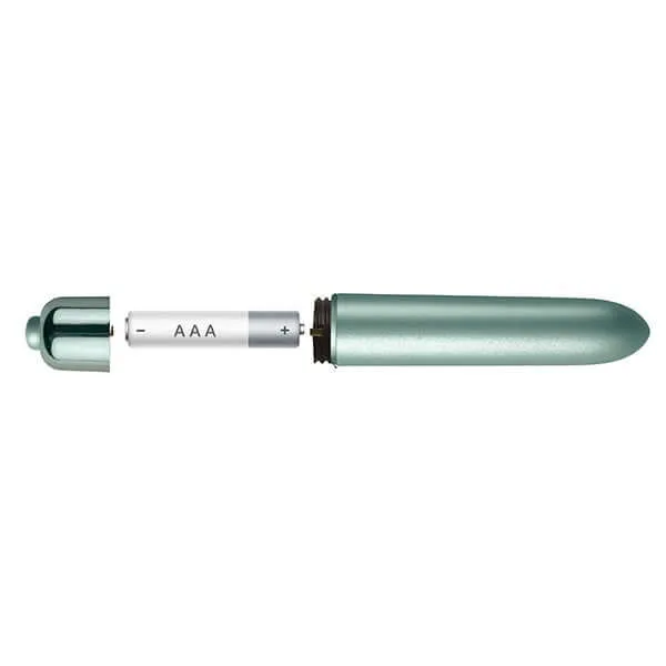 Rocks Off Vibrators Touch of Velvet Peacock Petals Bullet Vibrator 354Inch Precision Stimulation 10 Functions