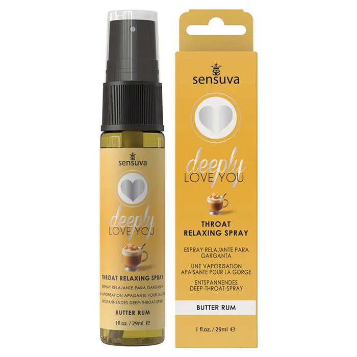 SENSUVA Vibrators Sensuva Deeply Love You Throat Relaxing SprayButter Rum 1oz SENSUVA Vibrators Sensuva Deeply Love You Throat Relaxing SprayButter Rum 1oz
