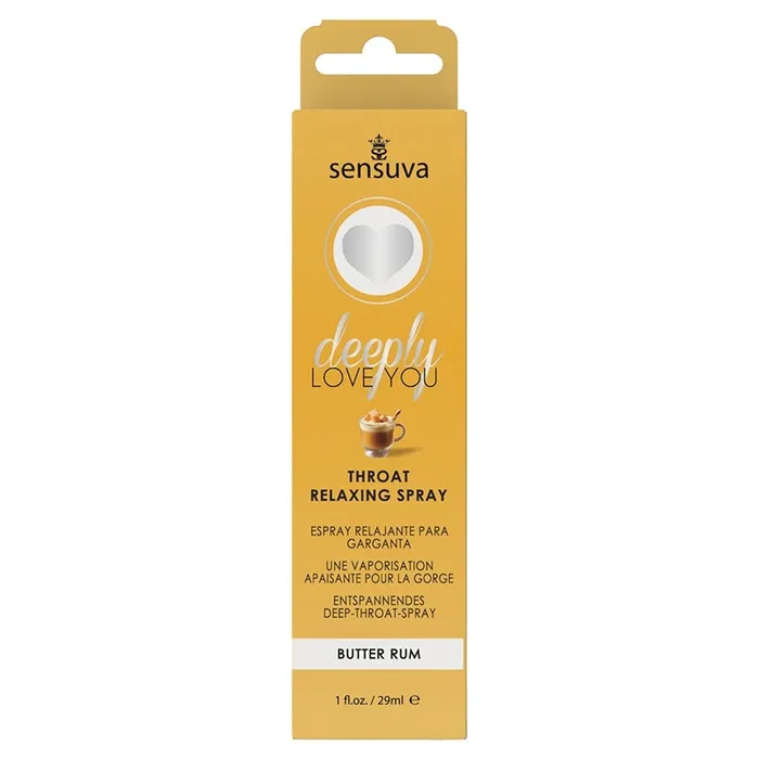 SENSUVA Vibrators Sensuva Deeply Love You Throat Relaxing SprayButter Rum 1oz