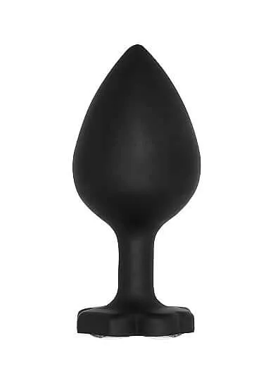 SHOTS AMERICA Anal Large Lucky Diamond Butt Plug Black