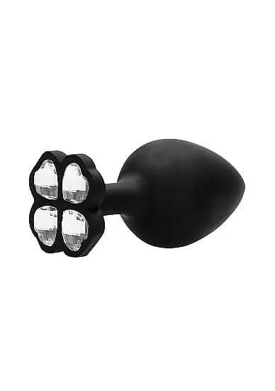 SHOTS AMERICA Anal Large Lucky Diamond Butt Plug Black