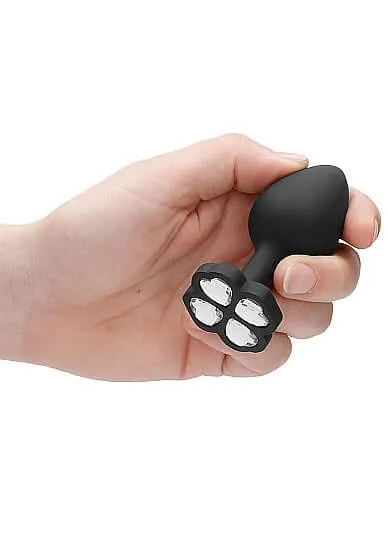 SHOTS AMERICA Anal Large Lucky Diamond Butt Plug Black