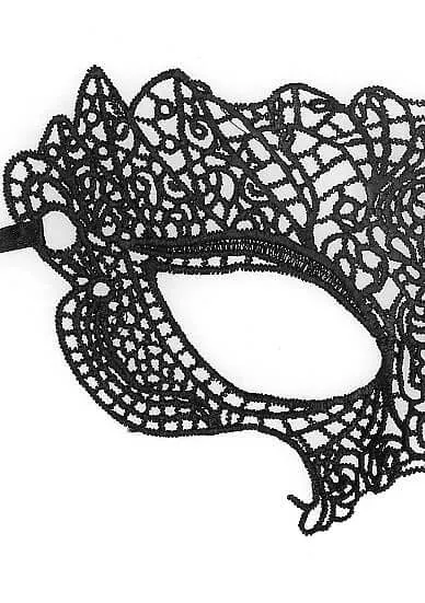SHOTS AMERICA Couples Ouch Black and White Bondage line Lace Eye Mask Princess