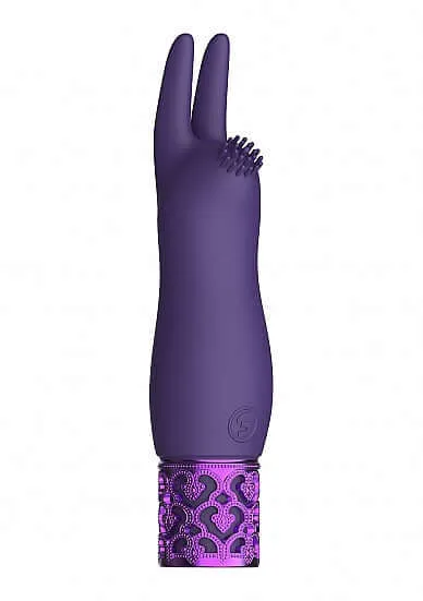 SHOTS AMERICA Royal Gems Elegance Purple Rechargeable Silicone Bullet Vibrator Female Sex Toys SHOTS AMERICA Royal Gems Elegance Purple Rechargeable Silicone Bullet Vibrator Female Sex Toys