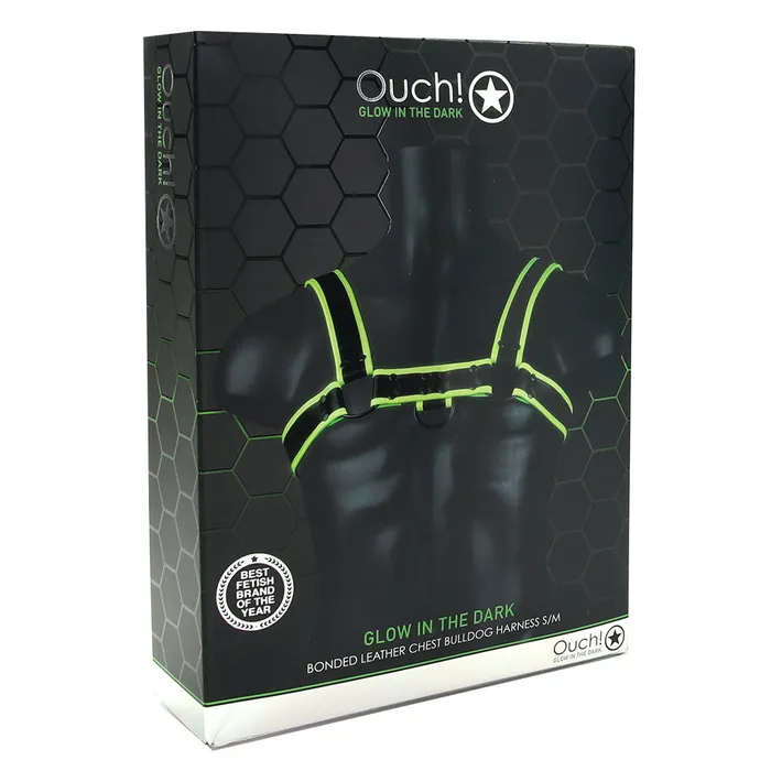 Shots Toys Female Sex Toys Ouch Glow In the Dark Bulldog Harness M Shots Toys Female Sex Toys Ouch Glow In the Dark Bulldog Harness M