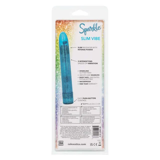 Sparkle Slim Vibe Blue California Exotic Novelties Vibrators