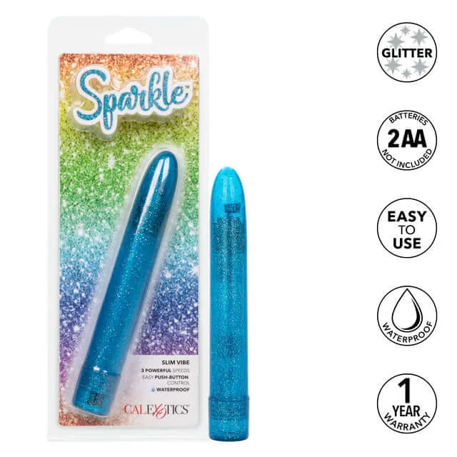 Sparkle Slim Vibe Blue California Exotic Novelties Vibrators
