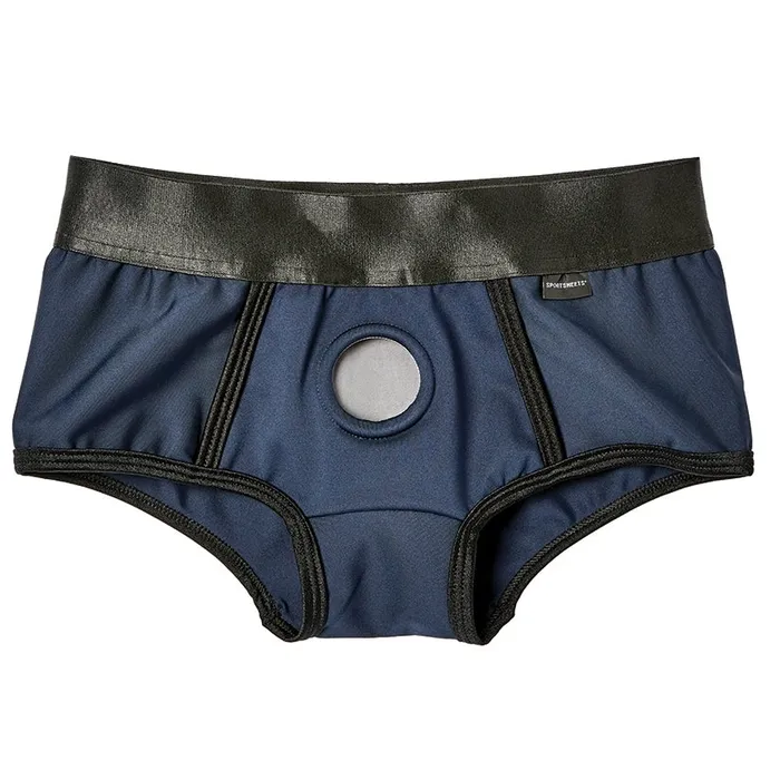 SPORTSHEETS Anal EmEx Fit HarnessNavy Blue XL