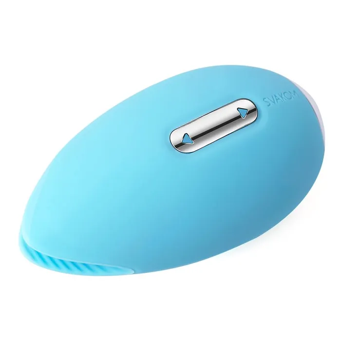 SVAKOM Candy 3function Rechargeable Silicone Massager with Moving Lips Pale Blue SVAKOM Female Sex Toys