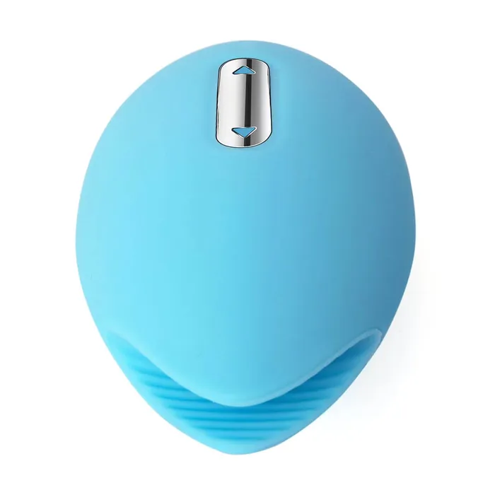 SVAKOM Candy 3function Rechargeable Silicone Massager with Moving Lips Pale Blue SVAKOM Female Sex Toys