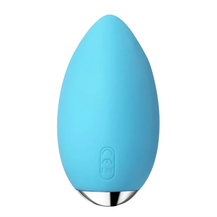 SVAKOM Candy 3function Rechargeable Silicone Massager with Moving Lips Pale Blue SVAKOM Female Sex Toys