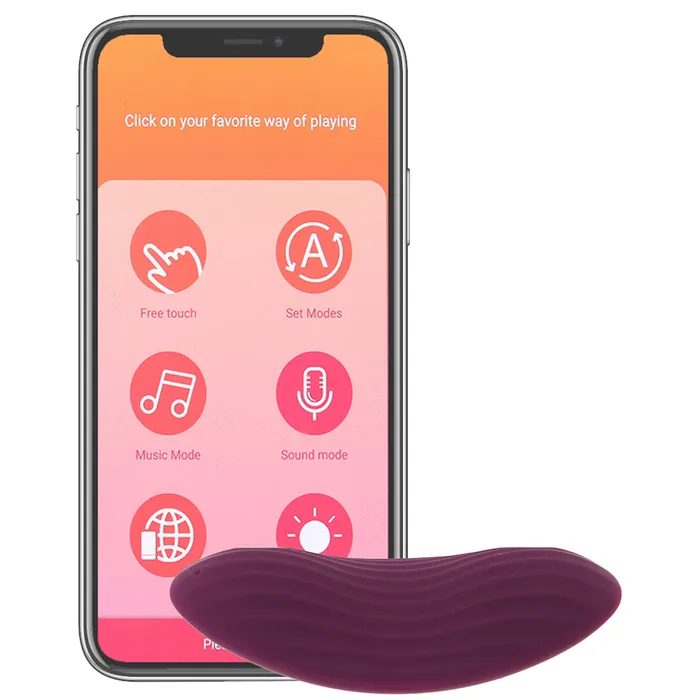 Svakom Female Sex Toys Edeny Panty Vibe with App Control in Violet