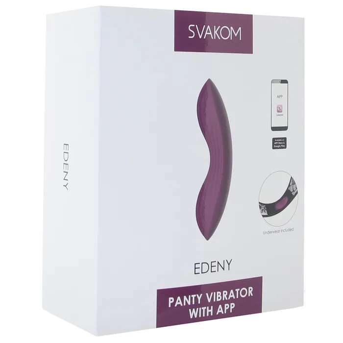 Svakom Female Sex Toys Edeny Panty Vibe with App Control in Violet
