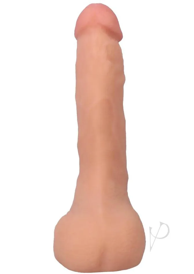 The Realistic Cock Squirting 95Inch ULTRASKYN VacULock Dildo Vanilla Doc Johnson Enterprises Dildos