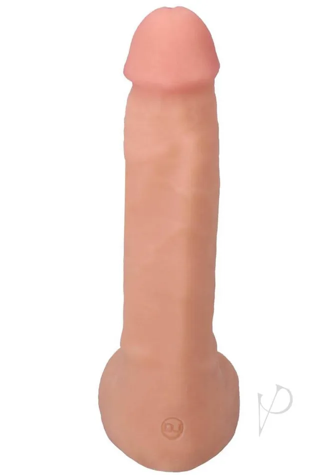 The Realistic Cock Squirting 95Inch ULTRASKYN VacULock Dildo Vanilla Doc Johnson Enterprises Dildos