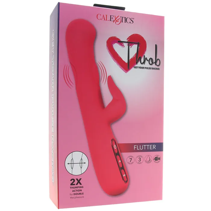 Throb Flutter Rabbit Vibe CalExotics Vibrators Throb Flutter Rabbit Vibe CalExotics Vibrators