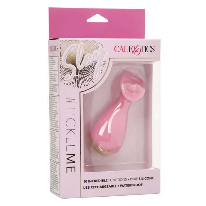 Vibrators California Exotic Novelties Slay Tickle Me Pink Petite Arouser by Cal Exotics