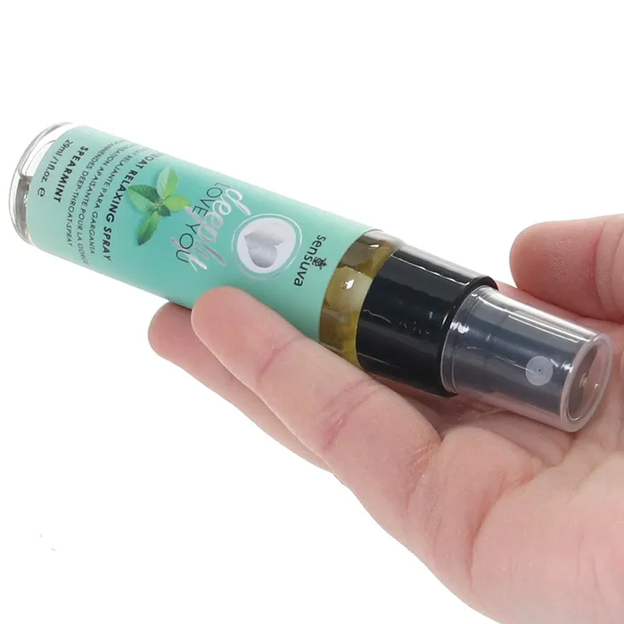 Vibrators Deeply Love You Throat Relaxing Spray 1oz in Spearmint Sensuva