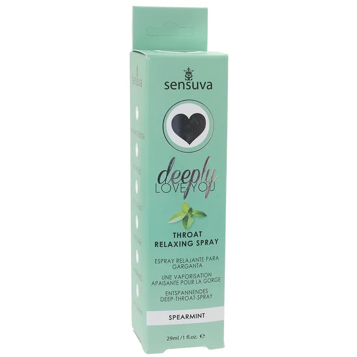 Vibrators Deeply Love You Throat Relaxing Spray 1oz in Spearmint Sensuva