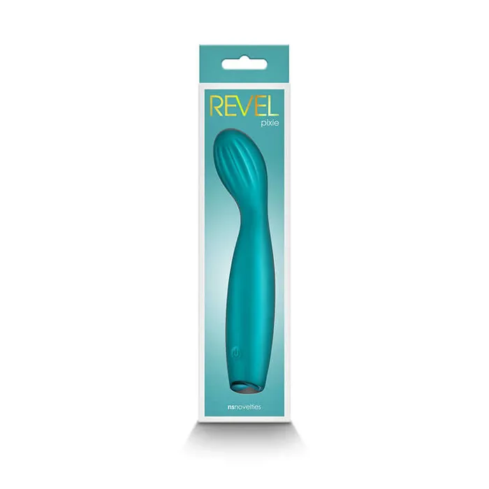 Vibrators NS Novelties Revel Pixie GSpot Vibrator Teal Green