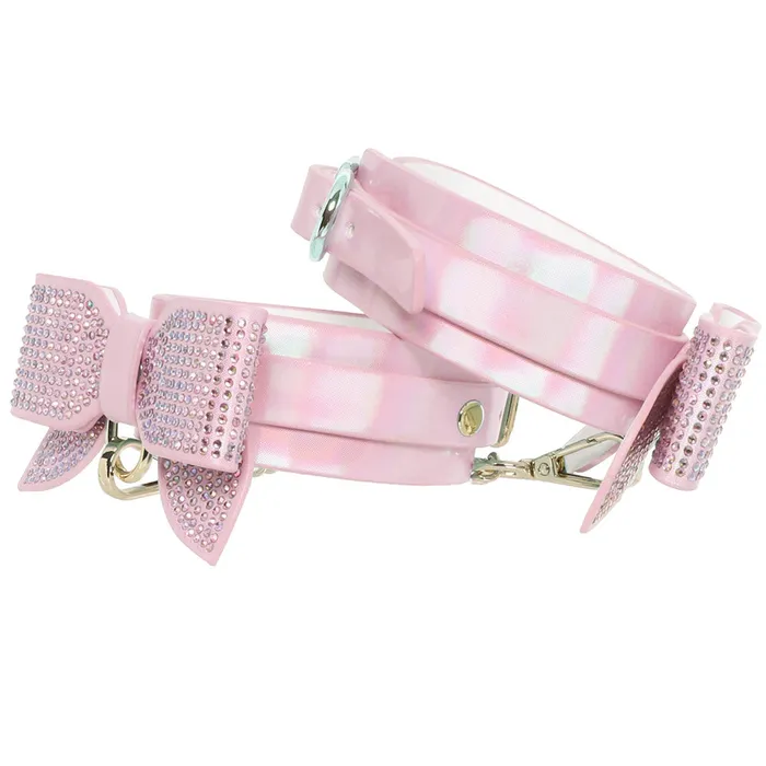 Vibrators Ouch Paris Collection Leg Cuffs in Pink Shots Toys