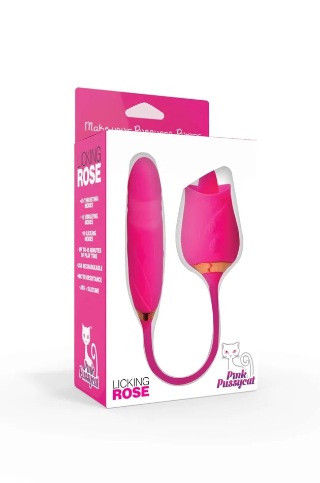 Vibrators Pink Pussycat Licking Rose Sensual Pleasure Perfected Cousins Group Vibrators Pink Pussycat Licking Rose Sensual Pleasure Perfected Cousins Group