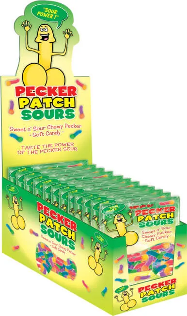Vibrators SOUR PECKER PATCH DISPLAY12PCS HOTT Products