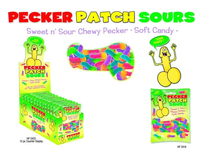 Vibrators SOUR PECKER PATCH DISPLAY12PCS HOTT Products