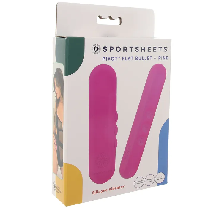 Vibrators Sportsheets Pivot Flat Bullet Vibe in Pink