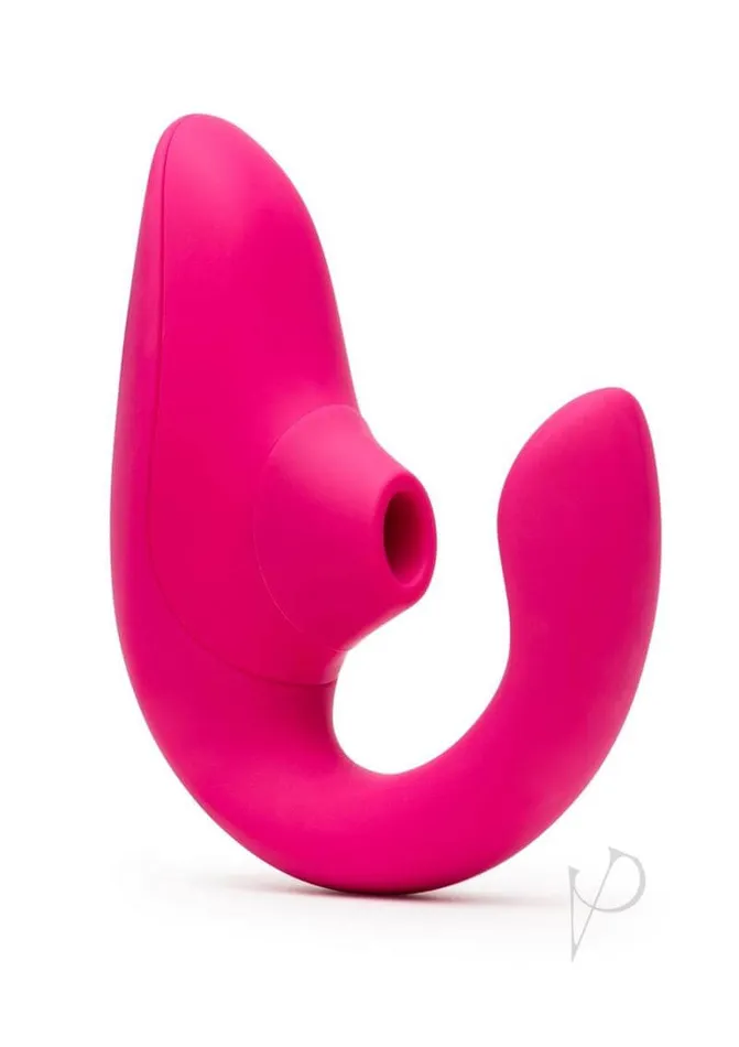 Womanizer Blend Vibrant Pink Dual Stimulation Rabbit Vibrator with Pleasure Air Technology Wevibe Female Sex Toys