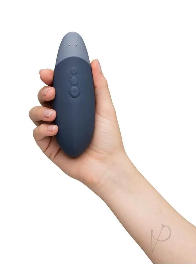 Womanizer Vibe Dark Blue Silent Clitoral Vibrator with UltraWave Vibration Wevibe Vibrators