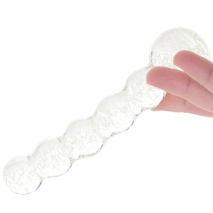 XGen Dildos Whipsmart Glow In The Dark Beaded Glass Dildo
