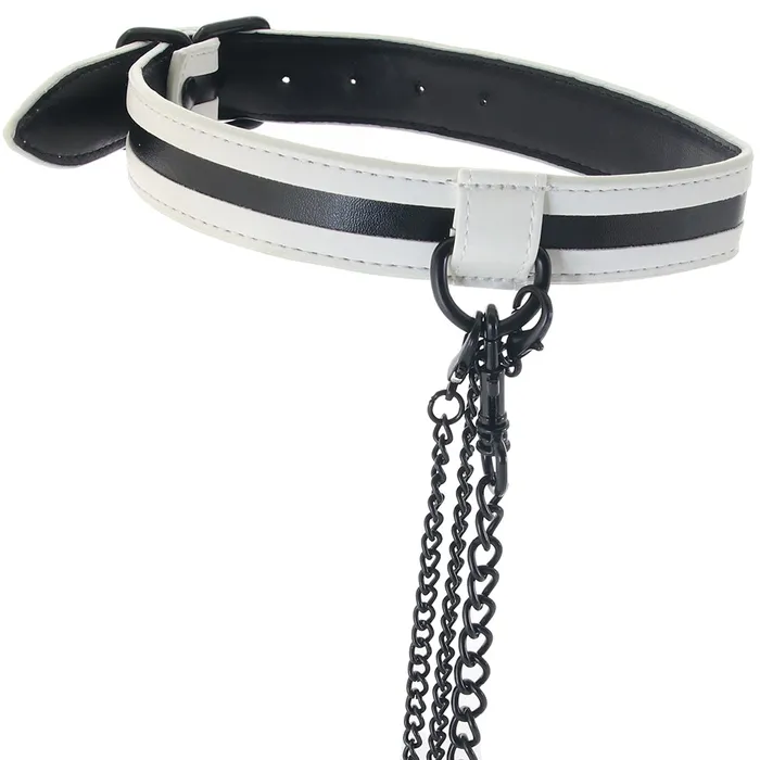 XGen Female Sex Toys WhipSmart Glow In The Dark Collar Nipple Clips Leash