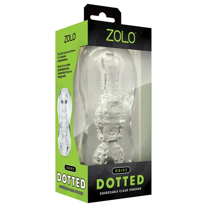 XGEN Vibrators Zolo Gripz Dotted