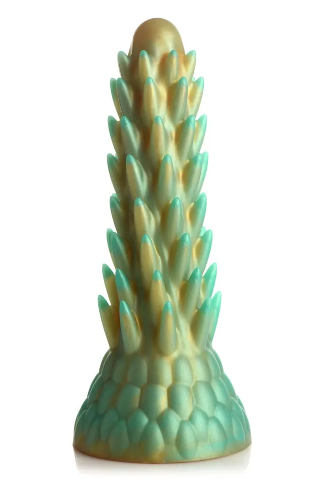 XR Brands Female Sex Toys Stegosaurus Spiky Reptile Dildo Dive into Prehistoric Pleasure with XR Brands