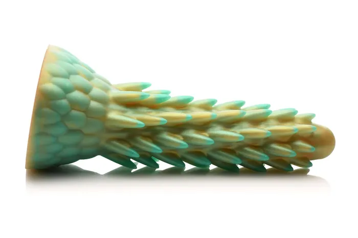 XR Brands Female Sex Toys Stegosaurus Spiky Reptile Dildo Dive into Prehistoric Pleasure with XR Brands