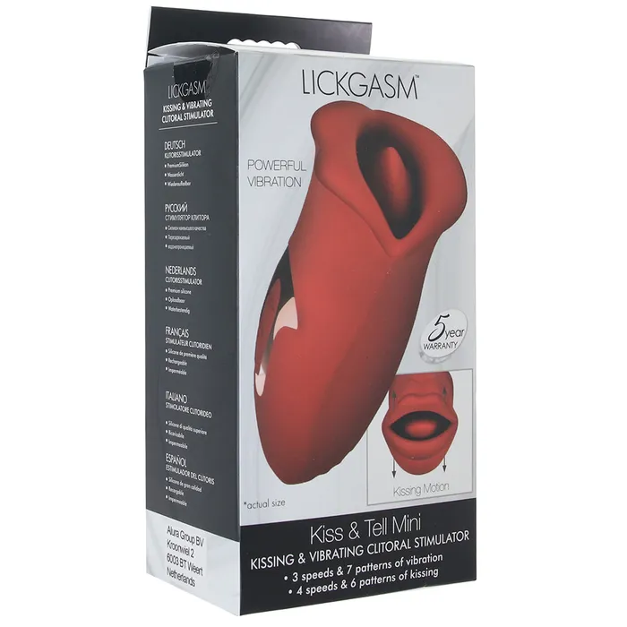 XR Brands Vibrators Lickgasm Kiss Tell Dual Mini Vibe