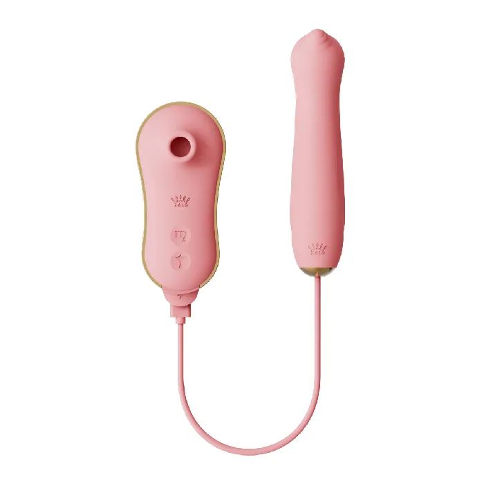 ZALO Anal ZALO Unicorn Set Suction Massager Strawberry Pink