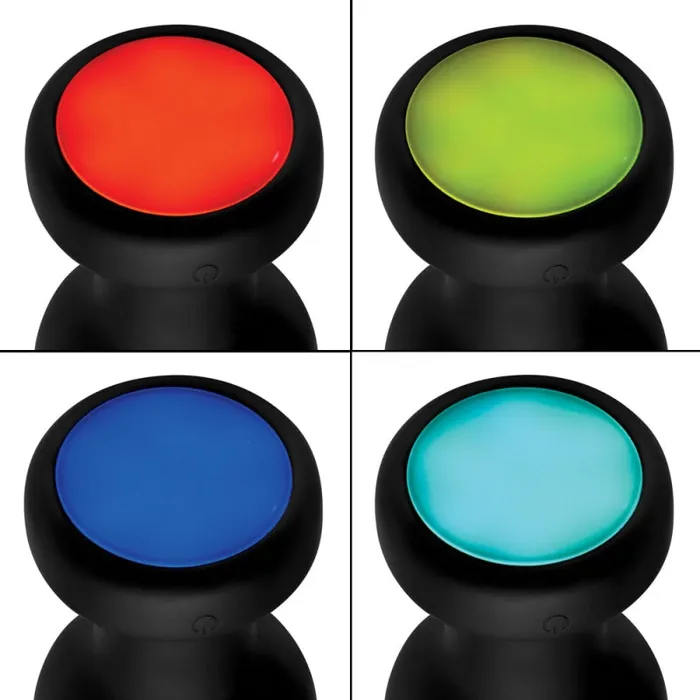 7x Light Up Rechargeable Anal Plug Small XR Brands Booty Sparks Male Sex Toys 7x Light Up Rechargeable Anal Plug Small XR Brands Booty Sparks Male Sex Toys