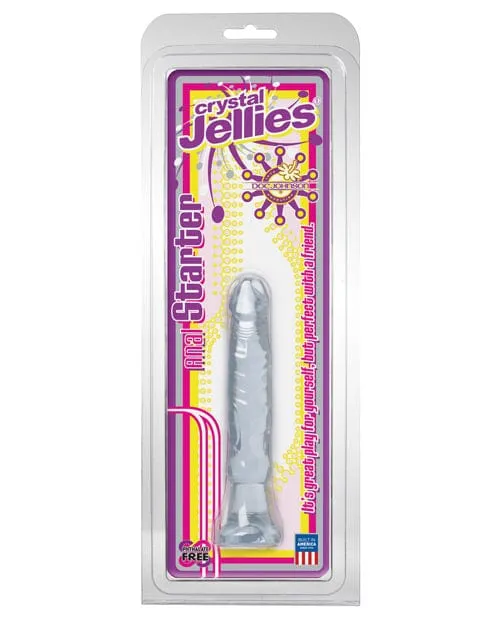 Anal Doc Johnson Crystal Jellies 6 Anal Starter Clear
