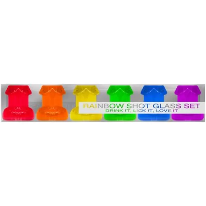 Anal Kheper Games Rainbow Shot Glass Set