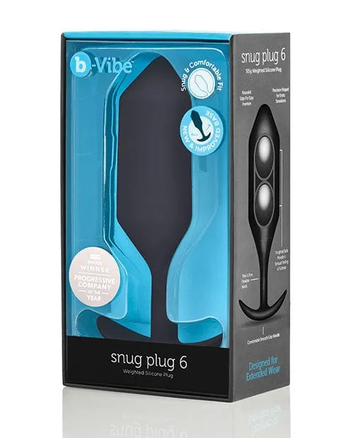 bVibe Anal bVibe Weighted Snug Plug 6 515 G Black