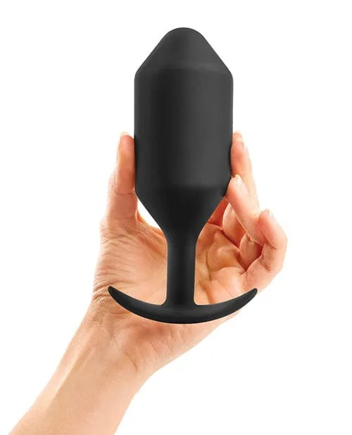 bVibe Anal bVibe Weighted Snug Plug 6 515 G Black bVibe Anal bVibe Weighted Snug Plug 6 515 G Black